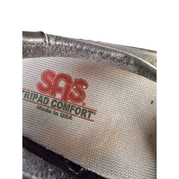 SAS Size 8 Tripad Orthotic Comfort Womens Leather Walking Shoes Black - Picture 6 of 11
